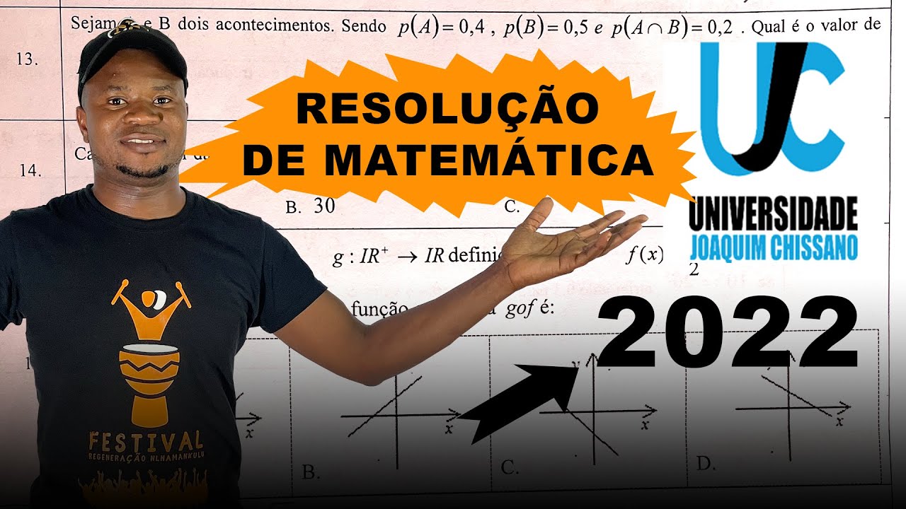 RESOLUÇÃO DO EXAME DA UJC DE MATEMÁTICA 2021 - 2022 - Parte 1