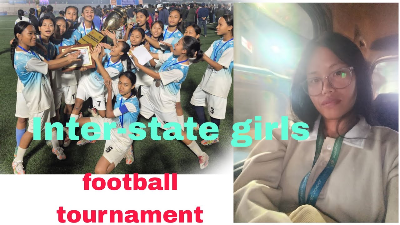 Inter-state girls football tournament | Umakanta Stadium @C YA 😁 vlogs 