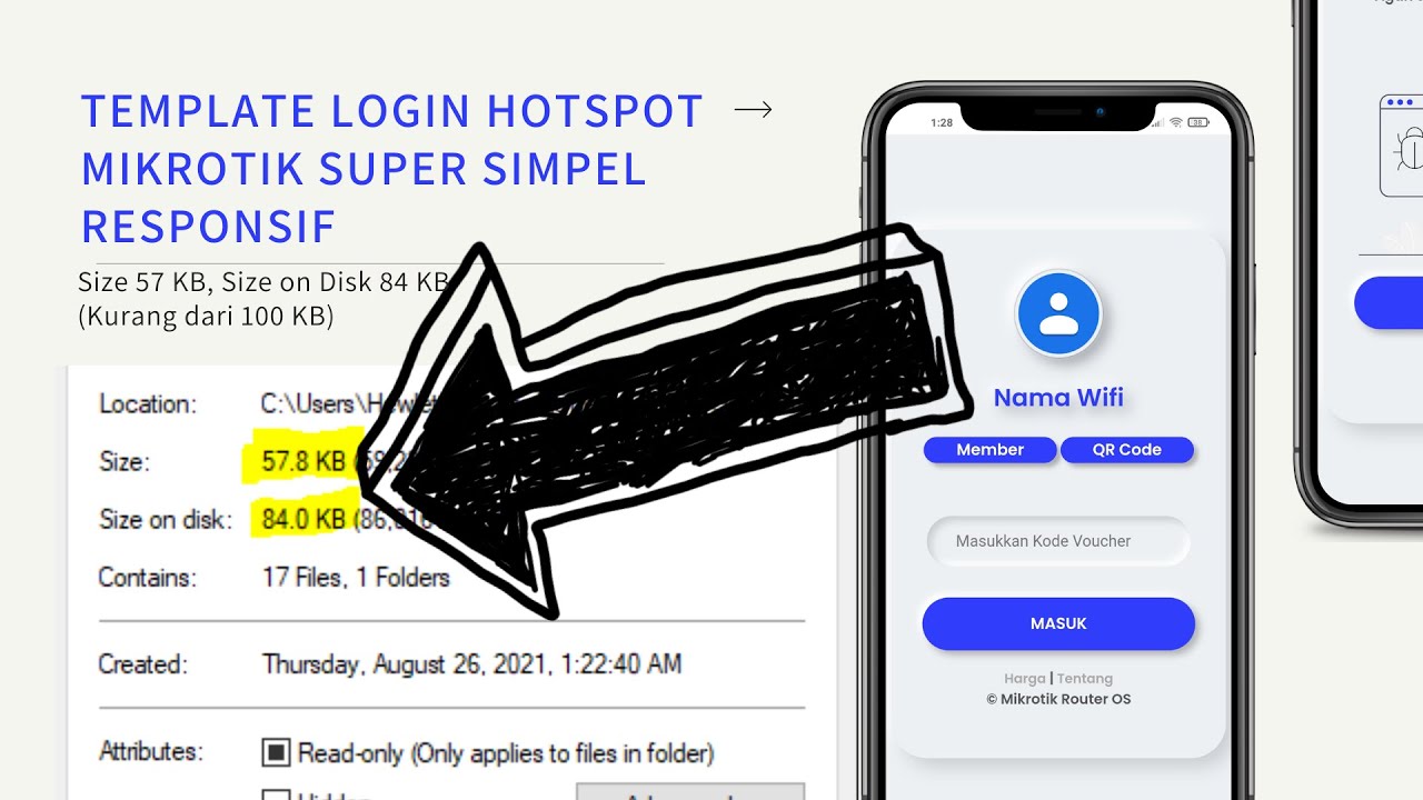 Template Login Hotspot Mikrotik Responsive GRATIS [ChatBot V1]