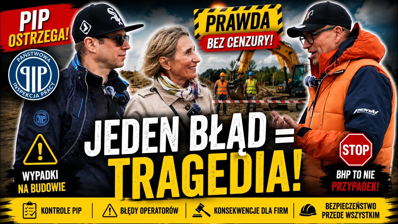 Bezpieczeństwo na budowie bez ściemy – PIP mówi, jak jest | Arek od Koparek