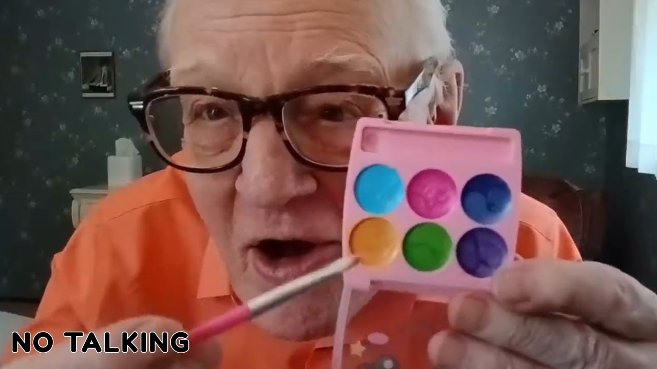 ASMR Grandpa Doing Your PINK🌸Makeup for SLEEP Roleplay (NO TALKING, LAYERED SOUNDS) 😴