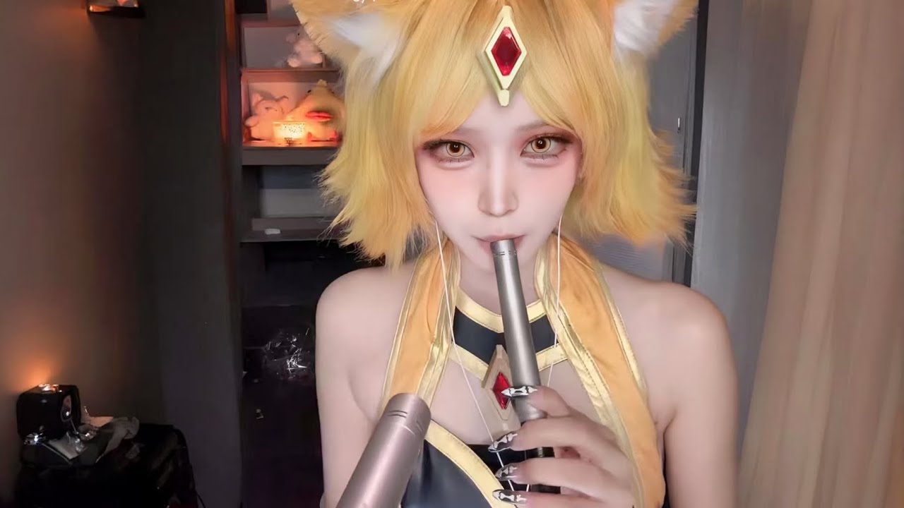 【chinese girl ASMR 】口腔音 道具助眠 敲击音 各种触发音