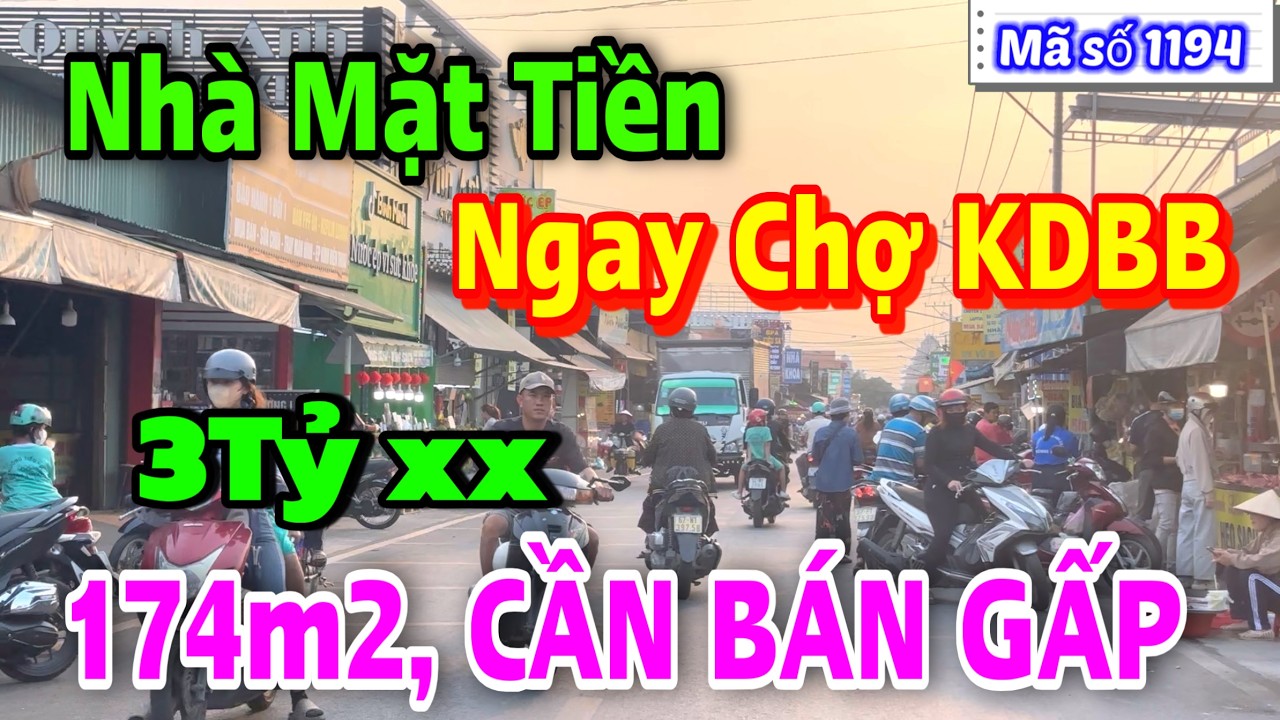 Nhà Mặt Tiền Ngay Chợ Bình Dương | Chủ Kẹt Tiền Cần Bán Gấp, Nằm Sát QL13, KDL ĐẠI NAM