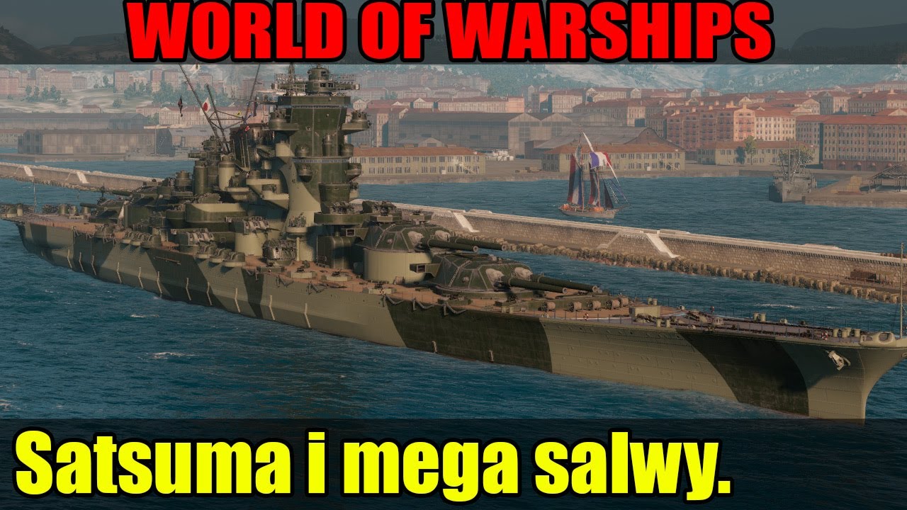 Satsuma niszcząca Iowa na salwę - World of Warships