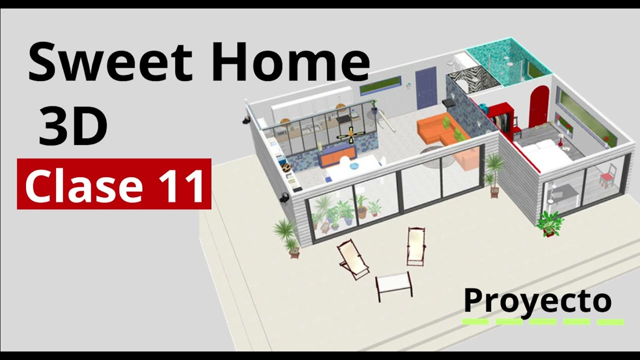 Clase 11: Sweet HOME 3D  |Proyecto Insertar mobiliarios y uso vista virtual