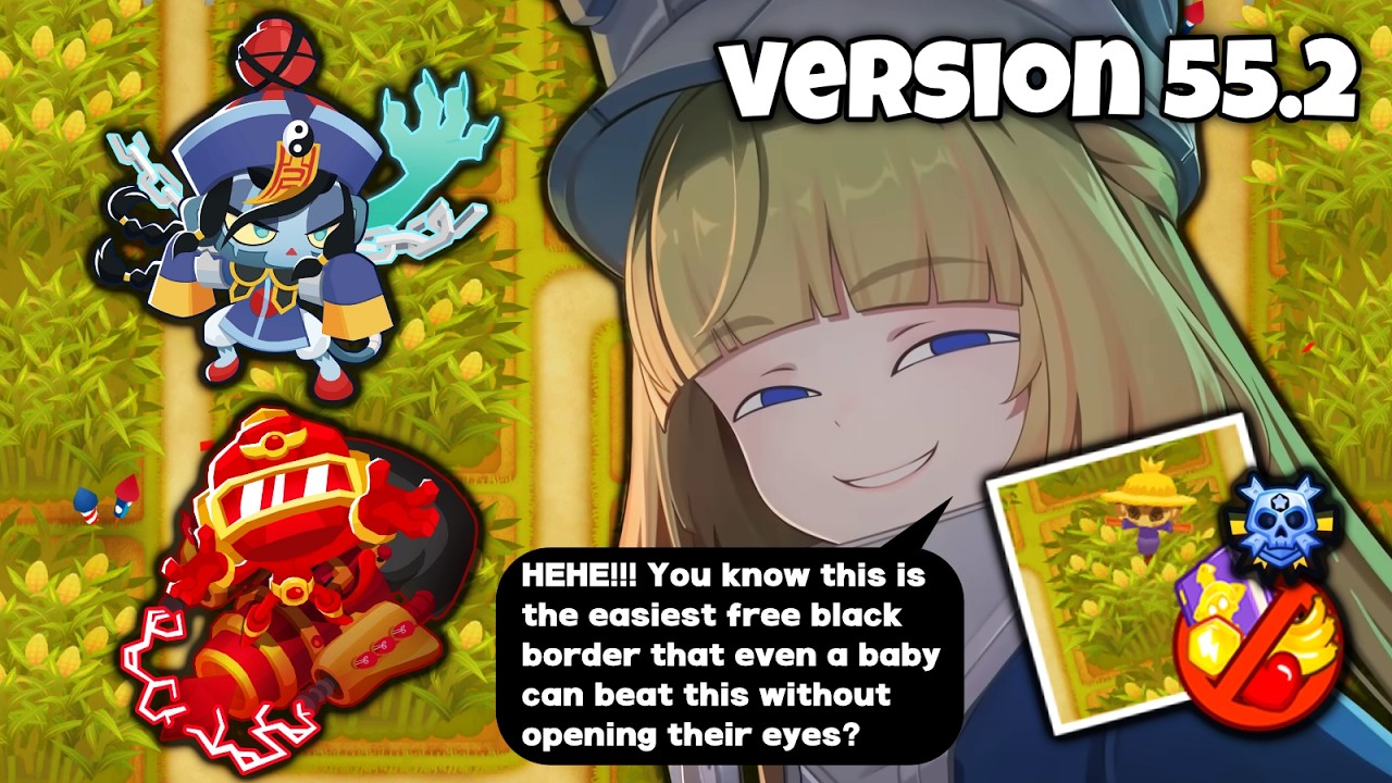 [BTD6] Cornfield CHIMPS Black Border No Harvest w/ Sauda & Ray of Doom