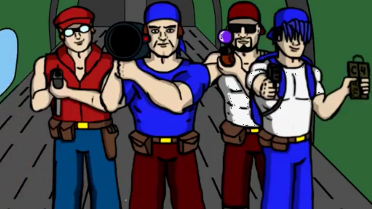 Contra Force - Stage 4: Анимация (мат)