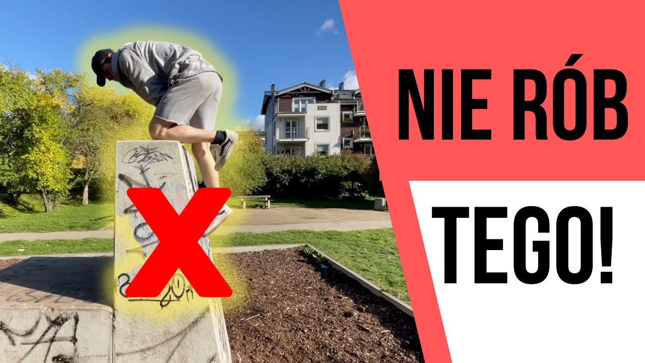 10 BŁĘD&Oacute;W początkujących w PARKOUR  #poradnik
