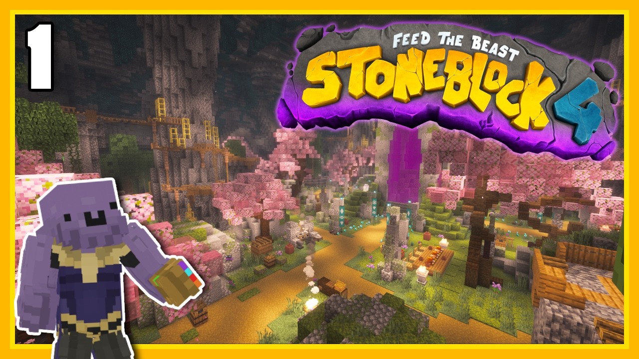 Stoneblock 4 Minecraft Modpack EP 1 | Первый взгляд!