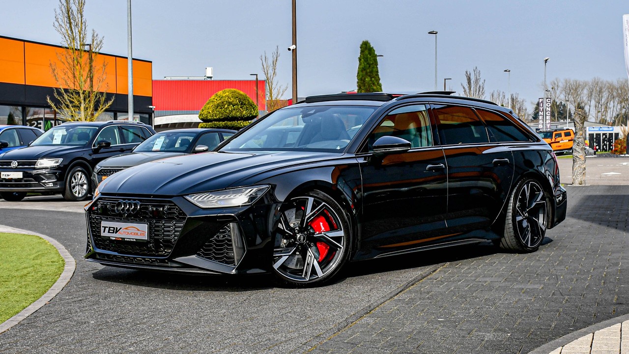 🔥 Audi RS 6 Avant 4.0 V8 TFSI 600 CH –  PACK CARBONE | FREINS CÉRAMIQUE | B&O 3D | TOIT PANO 🚨