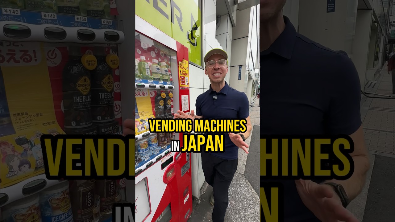 Знаменитые торговые автоматы в Японии #tokyo #tokyotravel