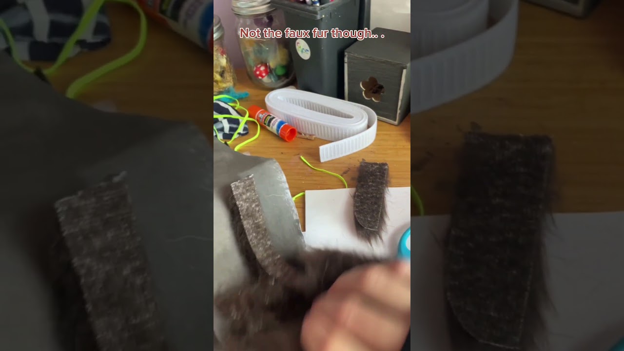 Look What I'm Making! #otter #riverotter #tail #sewing