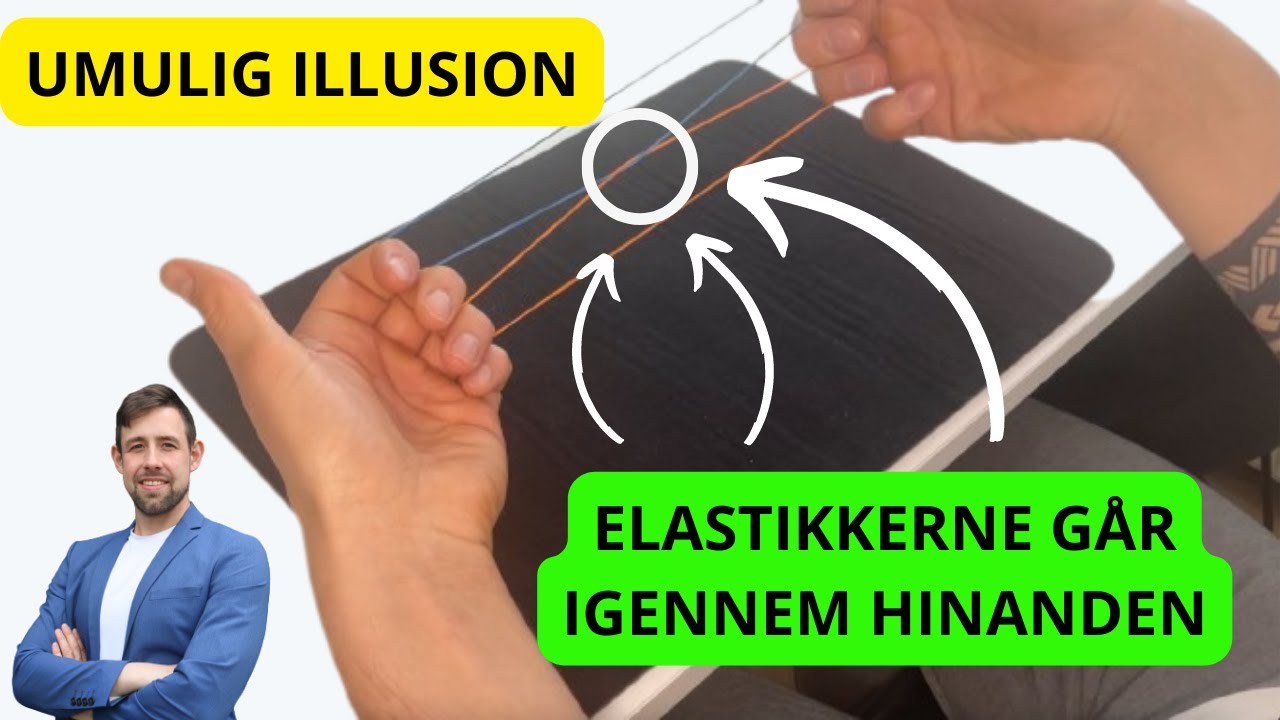 Lær At Trylle / Få 2 Elastikker Til At Smelte Sammen