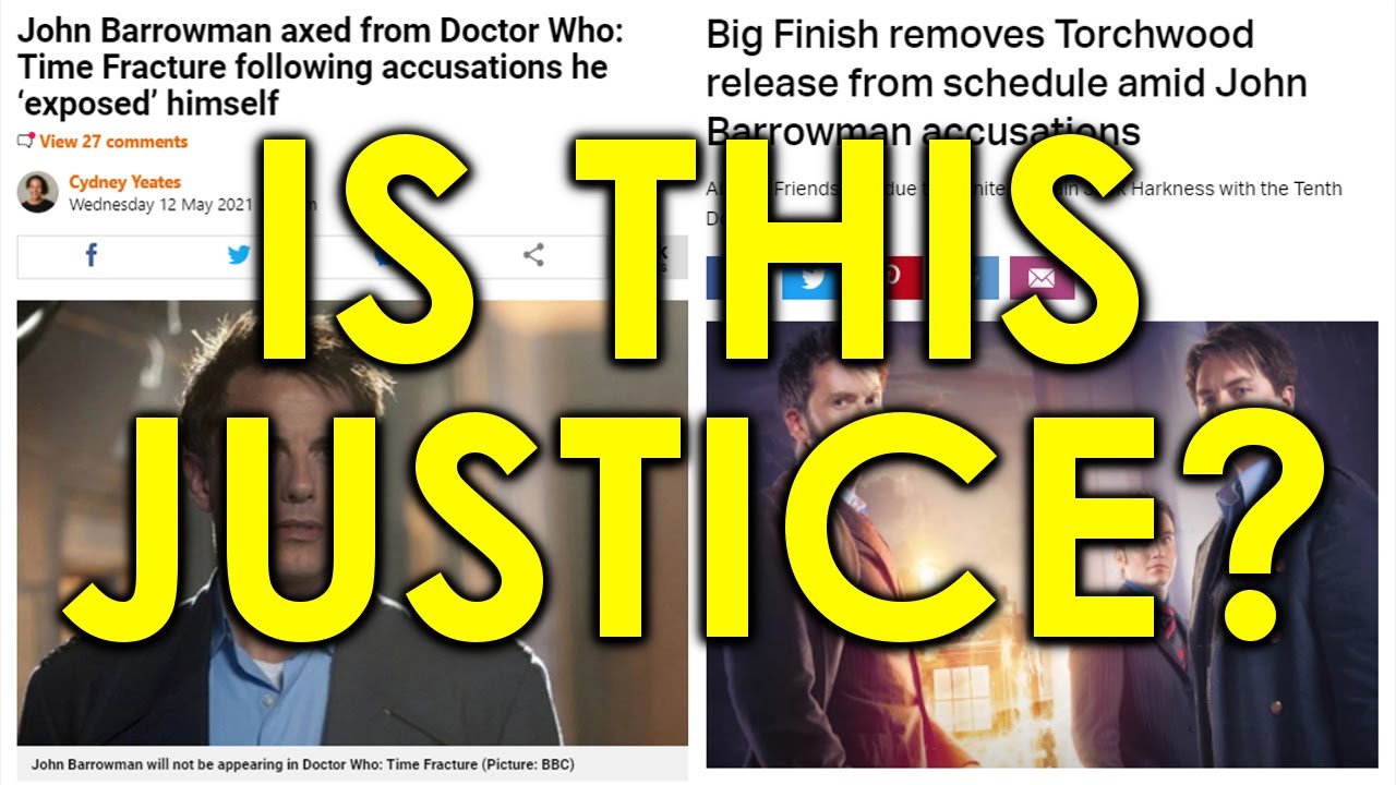 John Barrowman is losing work... is this justice?