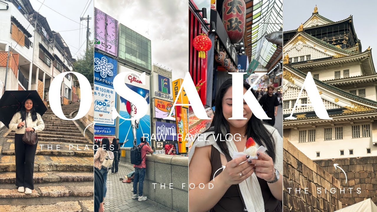 Osaka 2025 raw travel vlog #travelvlog #japan #japanvlog #osaka2025 