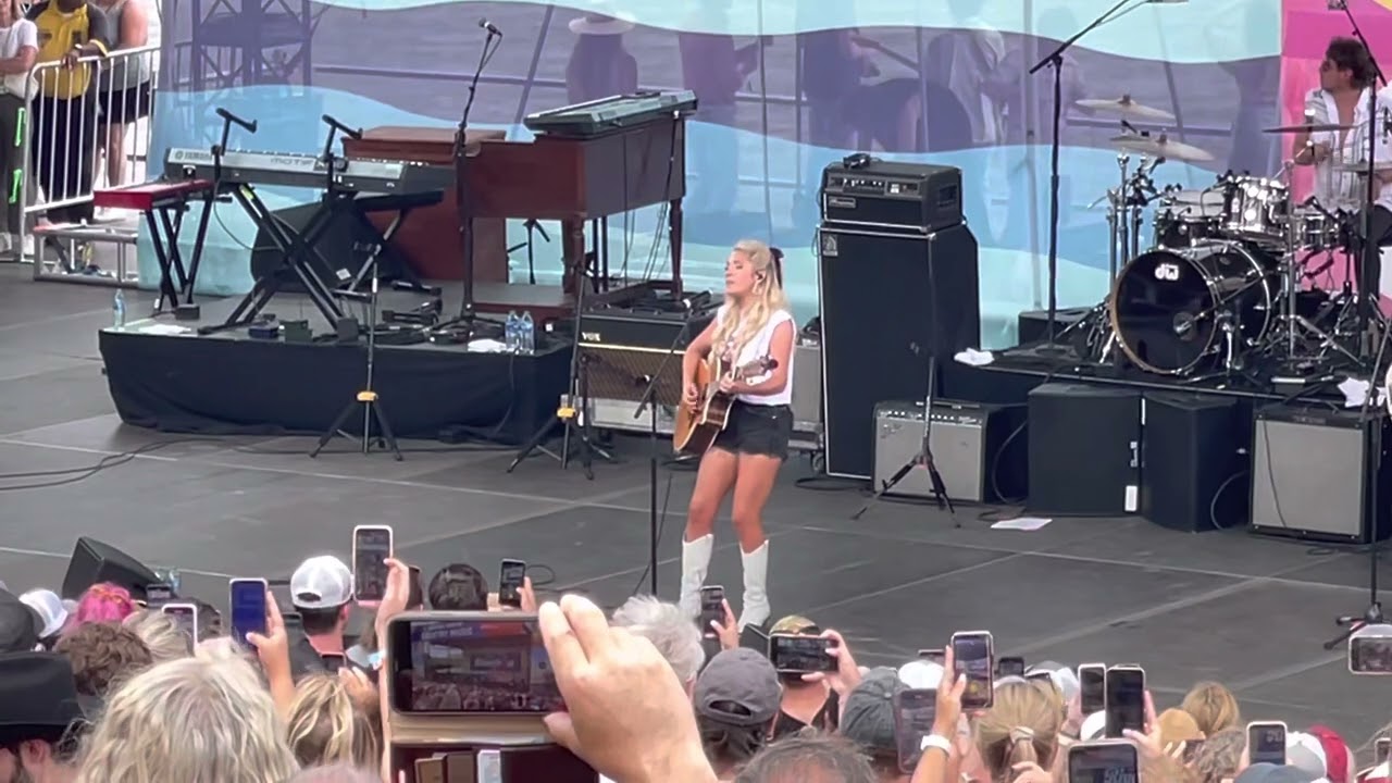 Megan Moroney with Tennessee Orange at CMA Fest