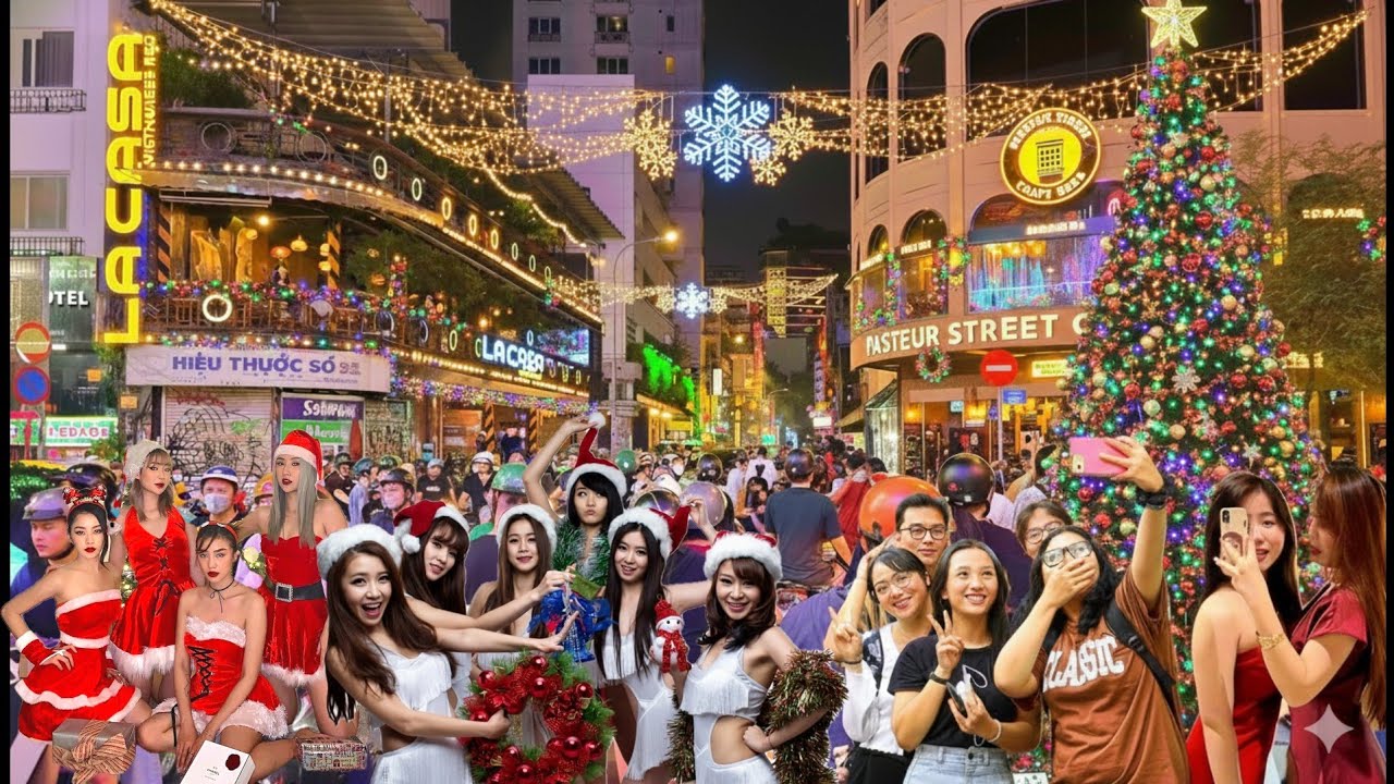GIÁNG SINH Ở SÀI GÒN NÁO NHIỆT ĐẸP LUNG LINH (NOEL 2026)|CHRISTMAS IN HO CHI MINH CITY, VIETNAM 2026