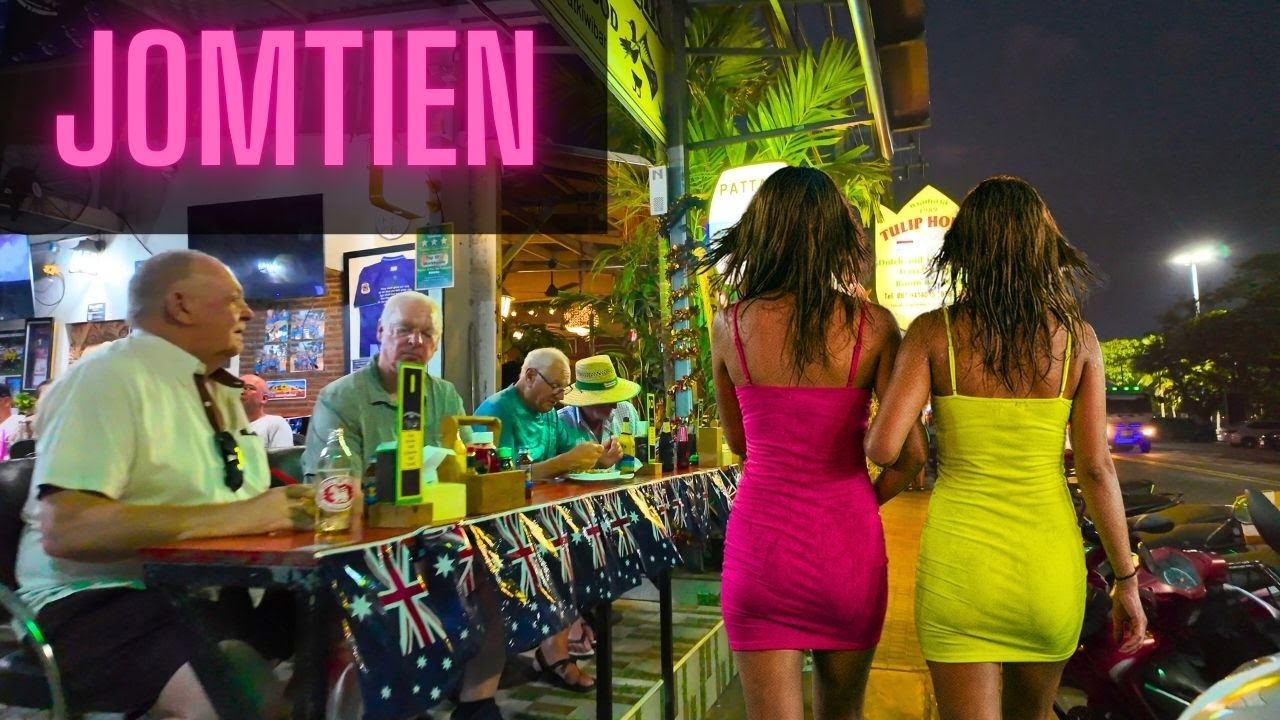 Jomtien After Dark 🇹🇭 | Evening Walk in Thailand