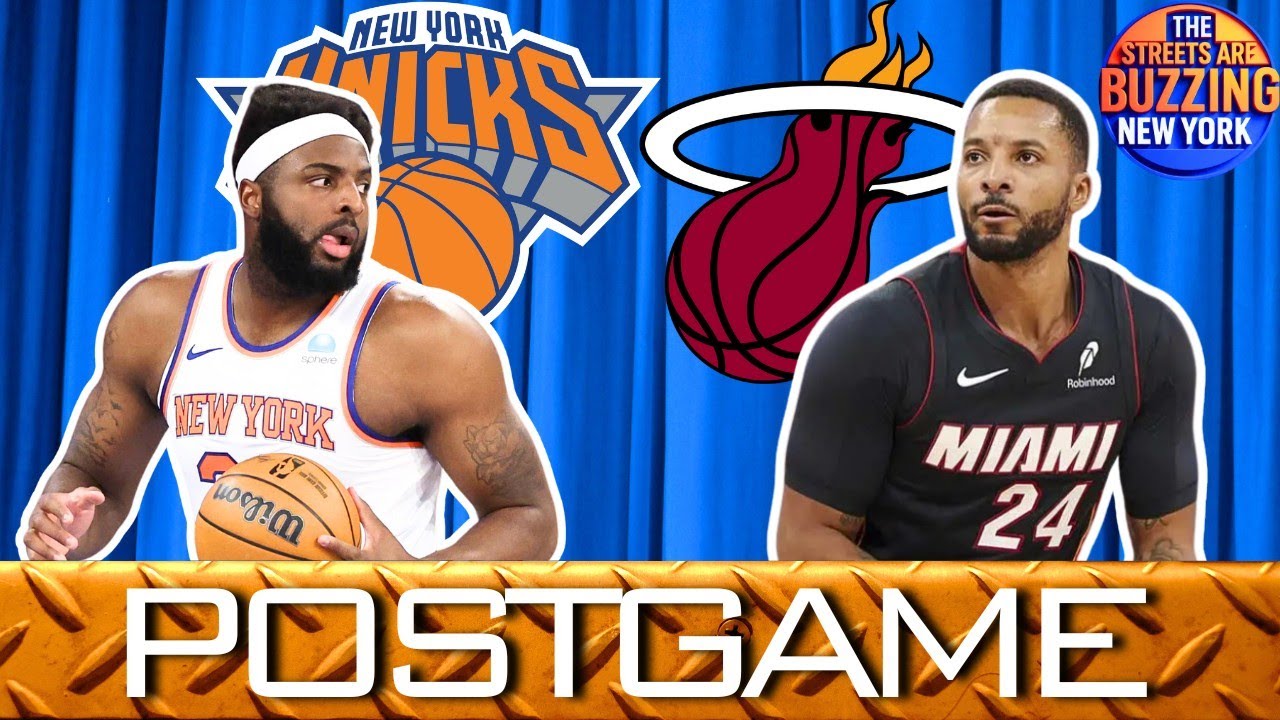 KNICKS HEAT POSTGAME Brunson 47pts, Mikal Money, Kolek Khaos, Mitch Monster
