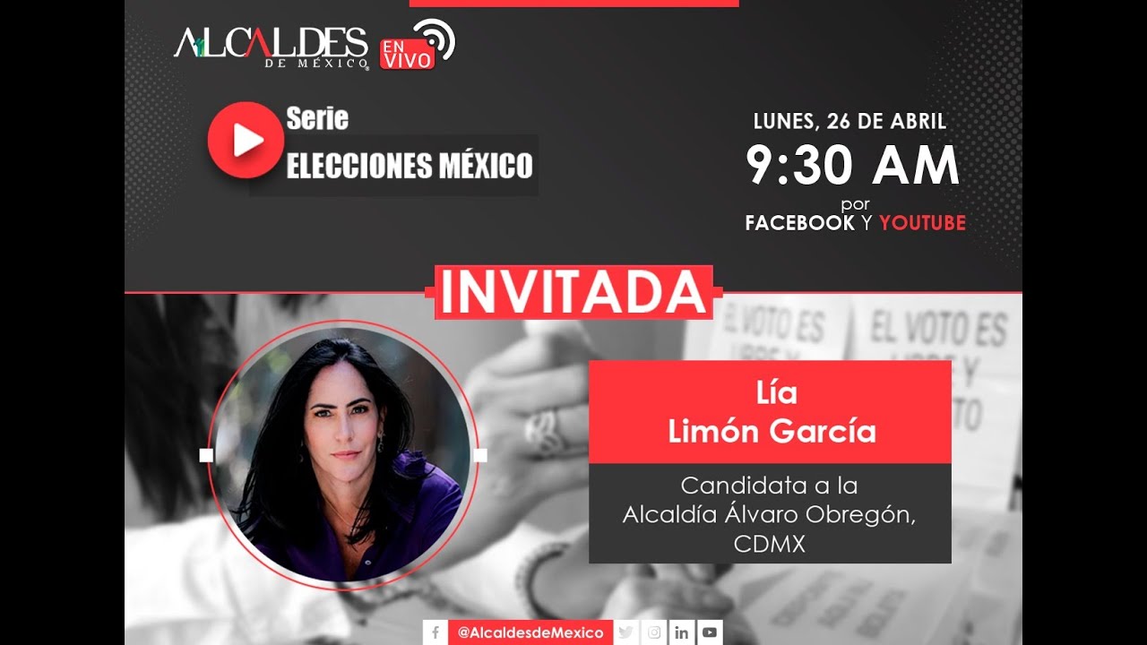 Conversaci&oacute;n con L&iacute;a Lim&oacute;n en #EleccionesMexico