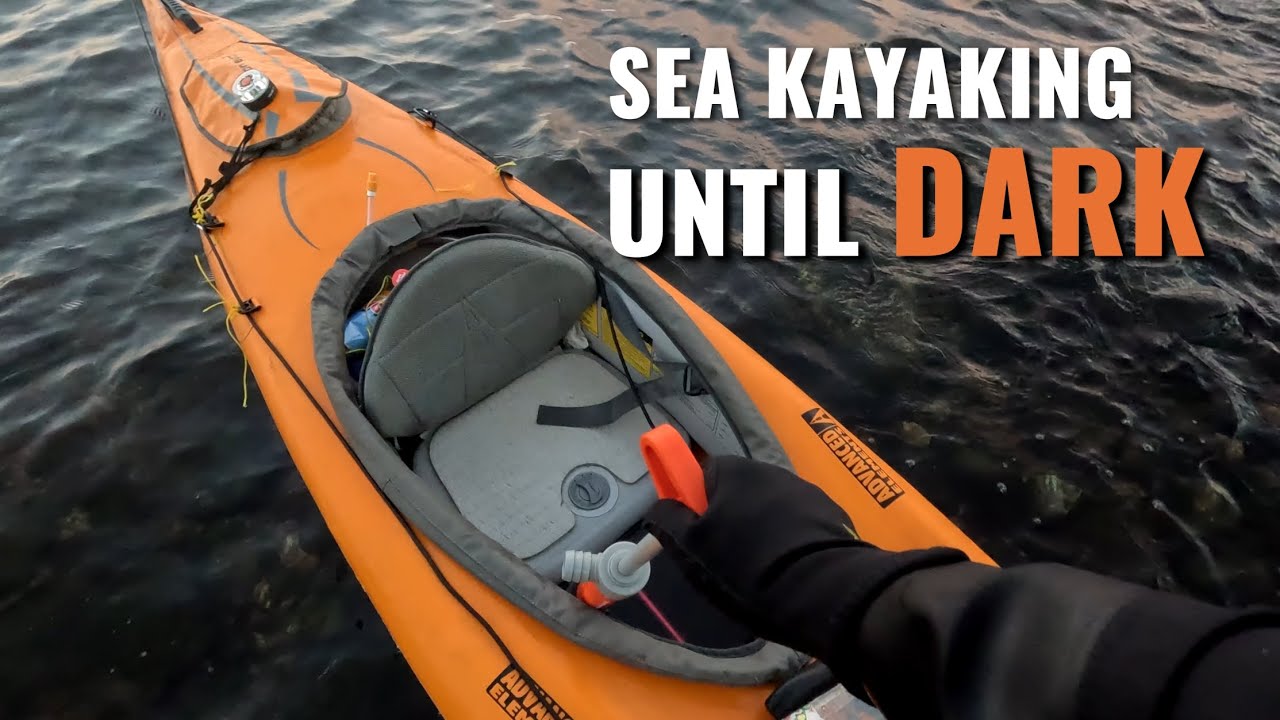 Coastal sea kayaking after sunset to Sundsvall | Night paddling, Advanced Elements Airfusion EVO