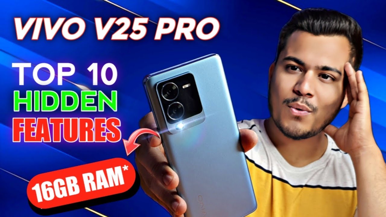 Top 10 Hidden Features *Vivo V25 Pro* | Best Settings Of Vivo V25 Pro | Camera Tips & Tricks - Hindi