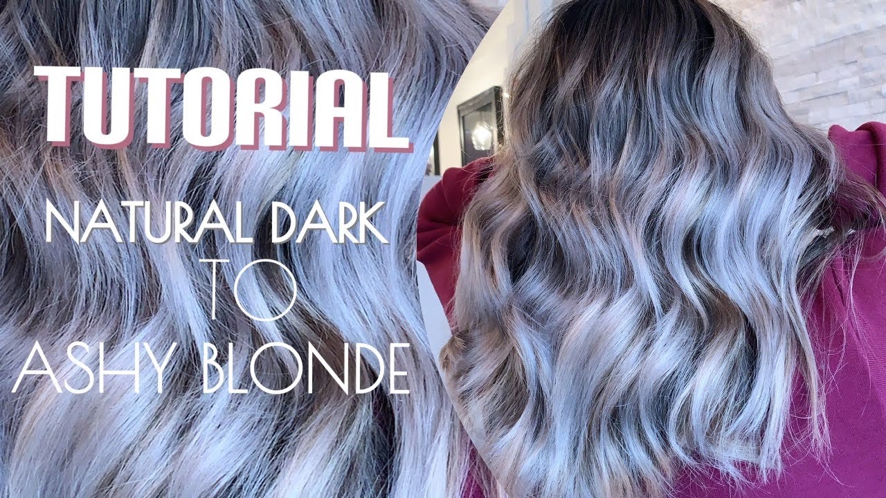 TUTORIAL | DARK HAIR TO ASHY BLONDE | FOILAYAGE + ROOT SHADOW + FORMULATION