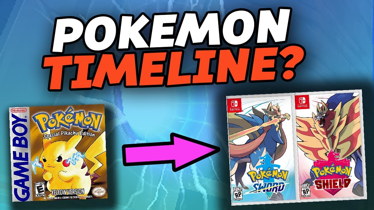 The Pokémon Timeline Explained (Pokemon Games)