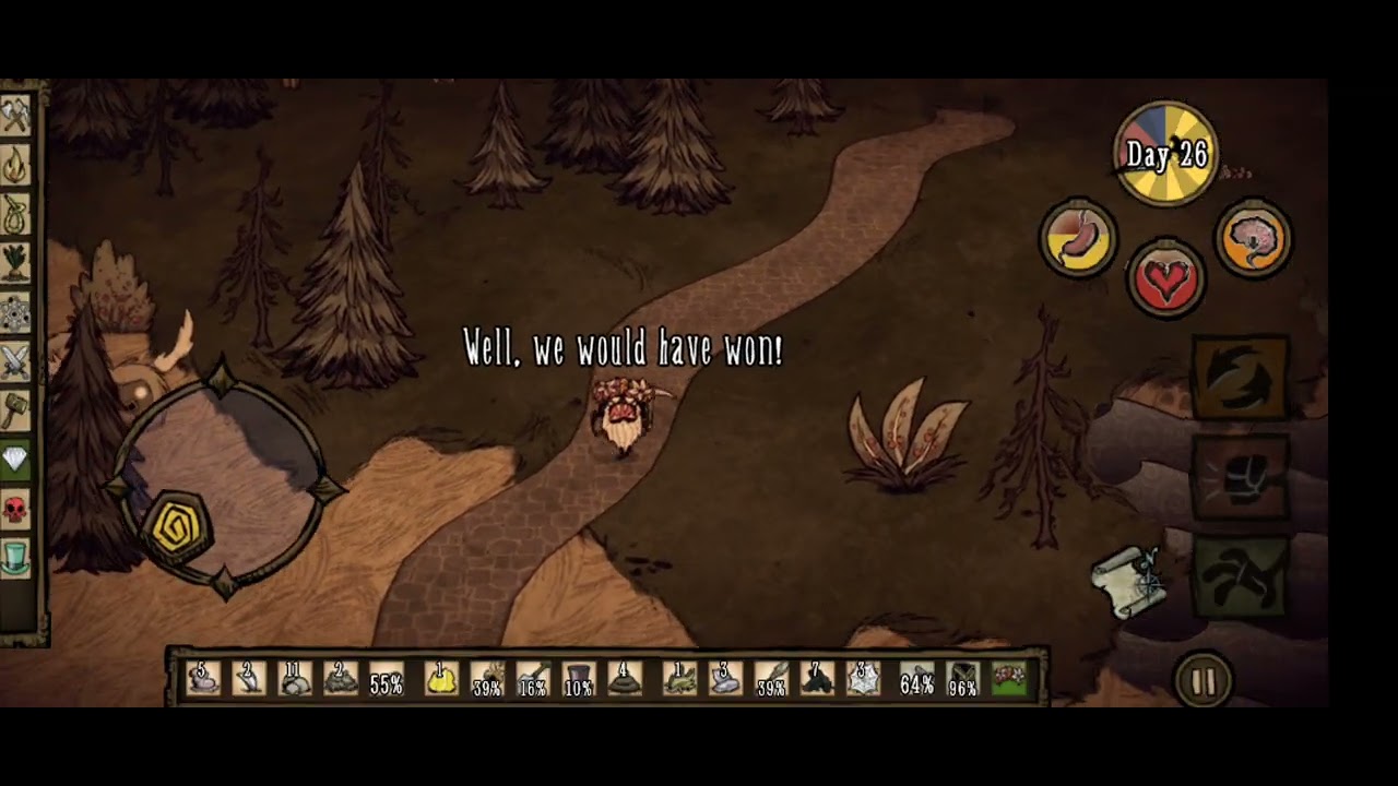 Don't starve: ROG EP 2: the burnt forest and the sleeping spider