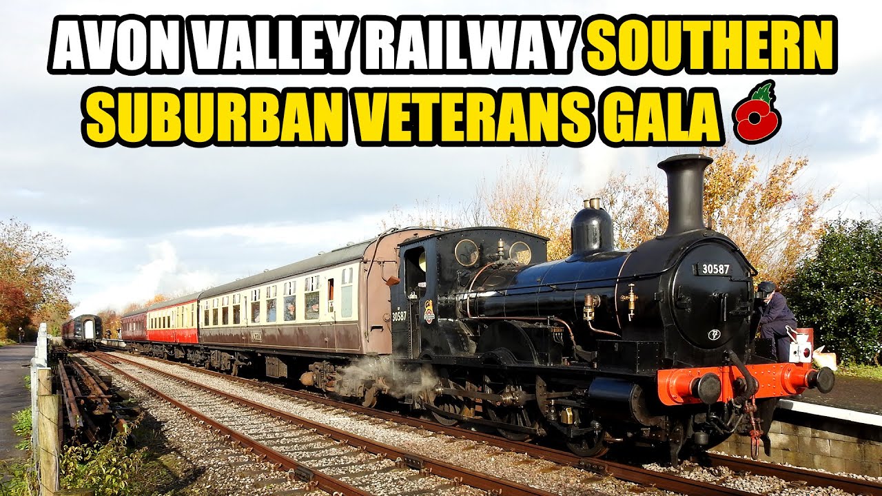 AVON VALLEY RAILWAY 'Southern Suburban Veterans' GALA with TERRIER 32678 + BEATTIE WELL TANK 30587!