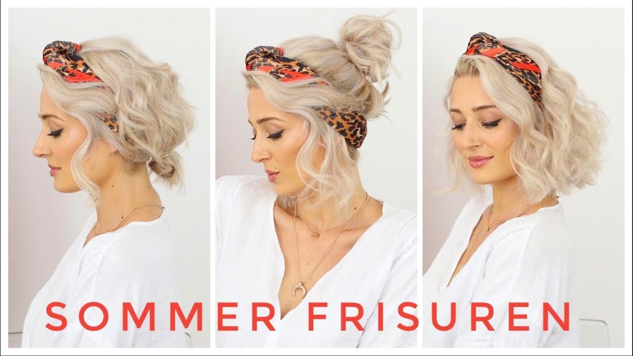 Sommer Frisuren mit einem Tuch tragen | OlesjasWelt