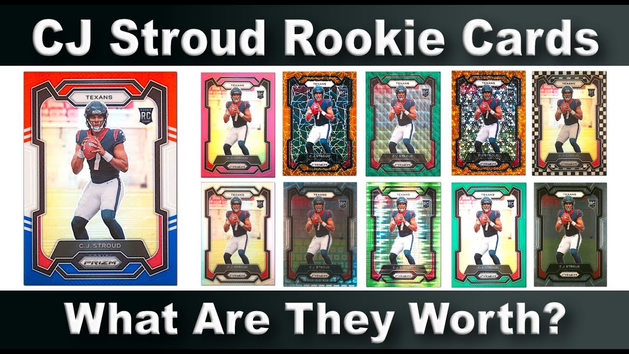 11 Different CJ Stroud Rookie Cards - 2023 Prizm Football #339 - What Are They Worth?