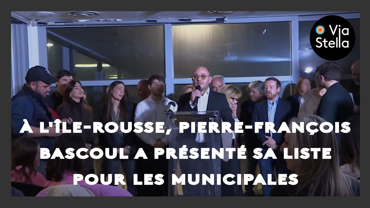À L’Île-Rousse, Pierre-François Bascoul a présenté sa liste pour les municipales