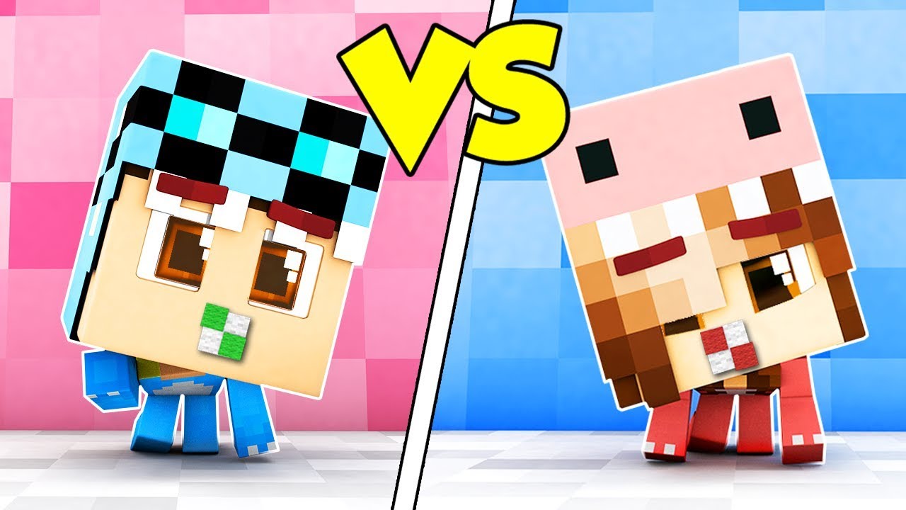 LYON BAMBINO contro ANNA BAMBINA su MINECRAFT!
