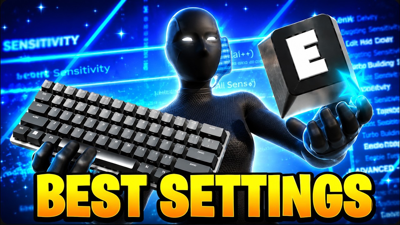 *NEW* Best Keyboard SETTINGS in Chapter 7 Season 3 + Sensitivity (Fortnite Tutorial)