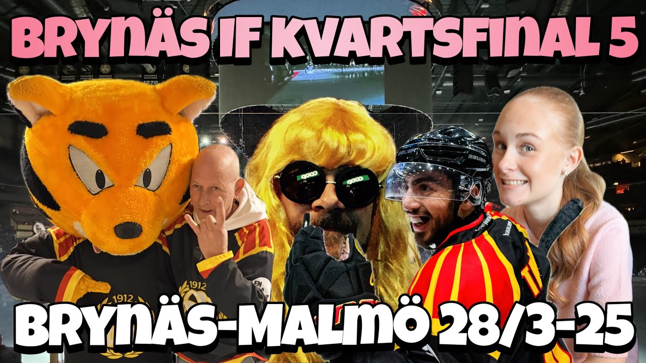 Brynäs IF kvartsfinal 5 - Brynäs-Malmö 28/3-25 (Avsnitt 94)
