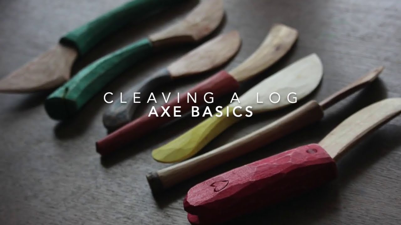 Carving a Swedish butter knife. Part 1/4: Axe basics - cleaving