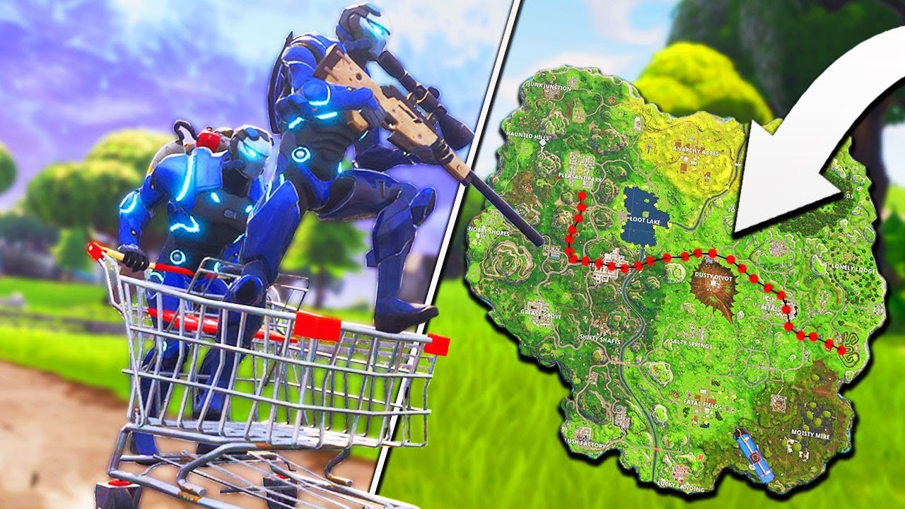 LONGEST CART TRIP! - NEW Vehicle in Fortnite BR! Duos w/ Ali-A