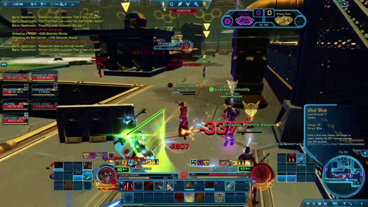 SWTOR Lowbie Ruffian PvP - Introducing Dr. Horrible!