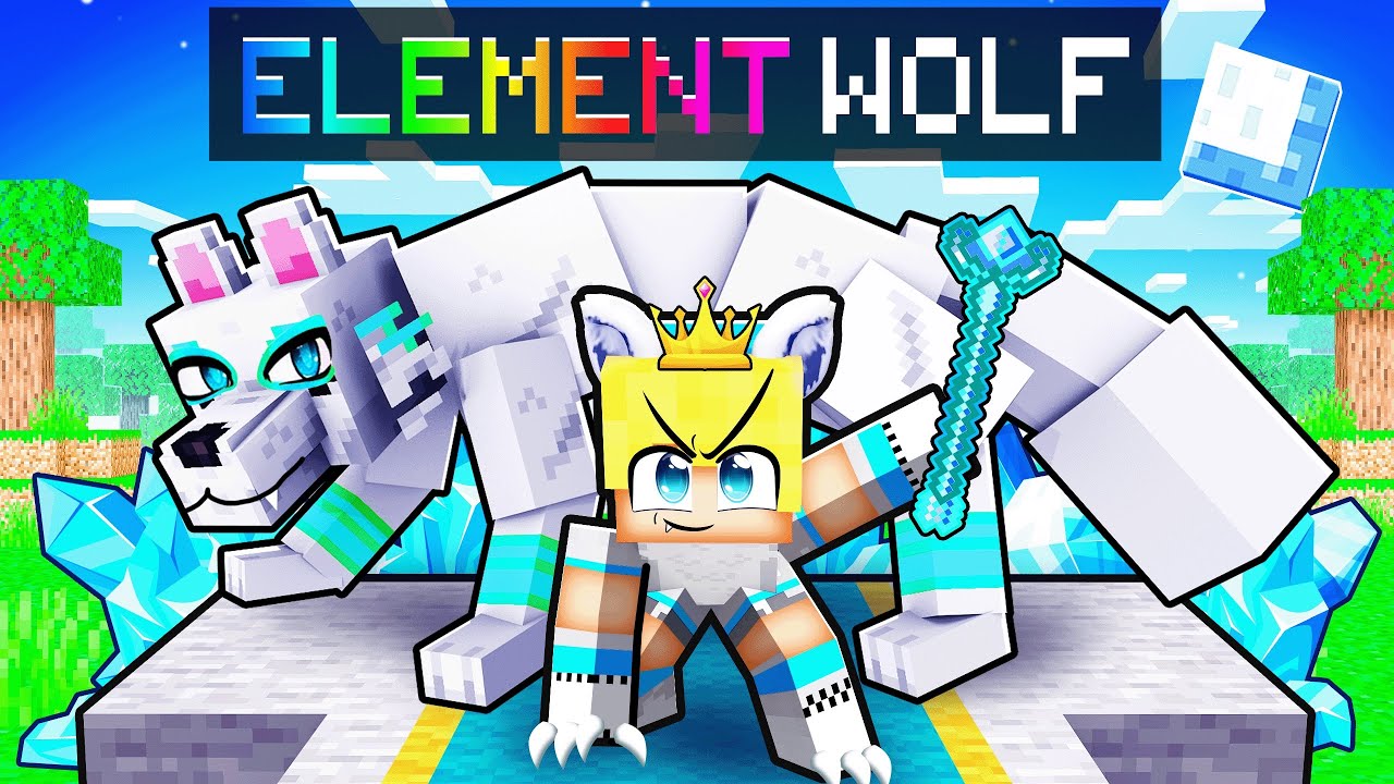 Ukri wird zum Element Eis Wolf in Minecraft!