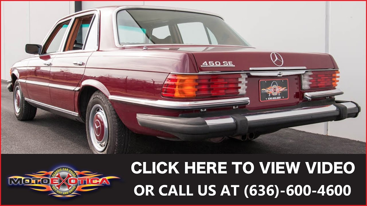 1976 Mercedes-Benz 450 SE (SOLD)