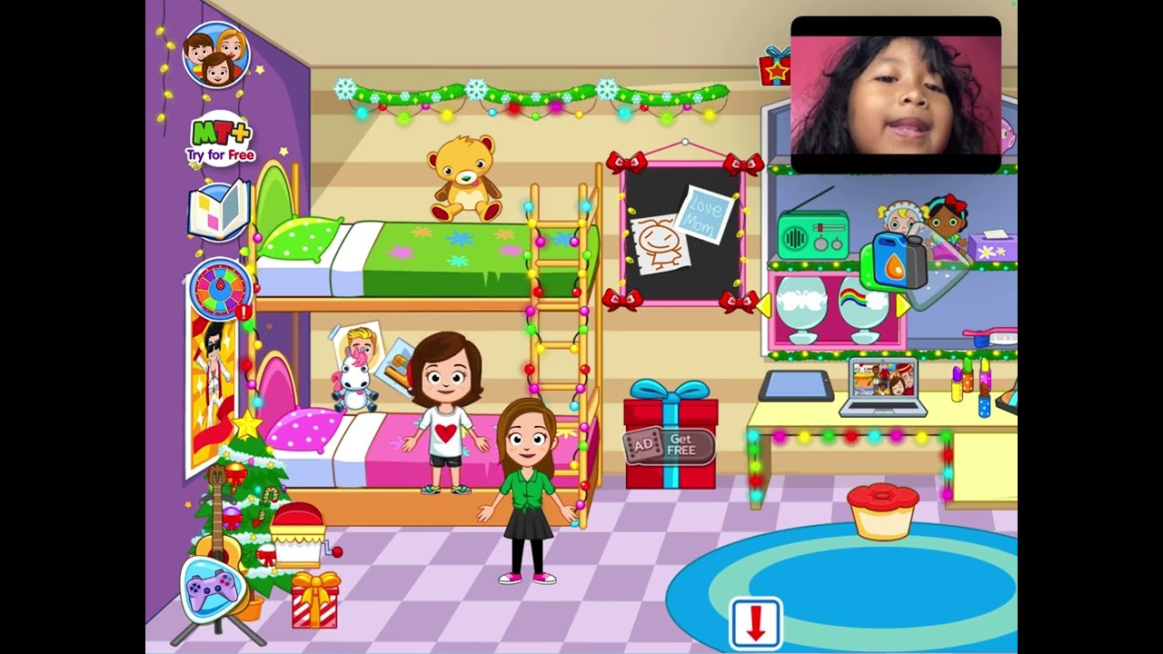 Game anak-anak rumah keluarga cantik -my Town Home-