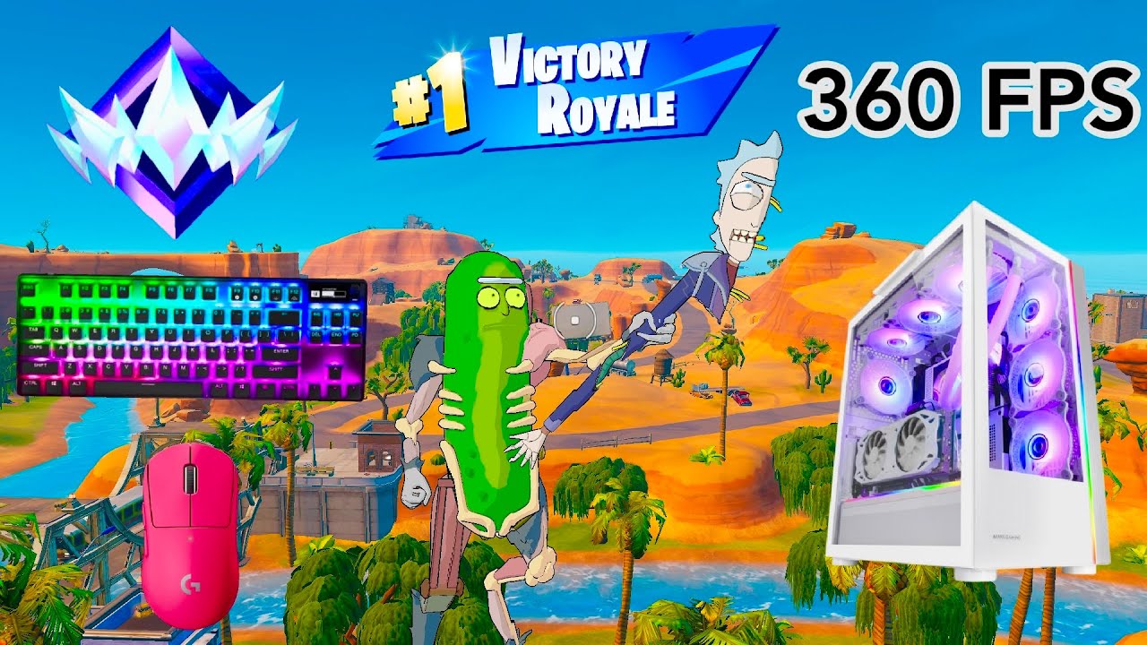 Fortnite Unreal Ranked Reload On PC | Keyboard & Mouse Gameplay | 360 FPS | 4K