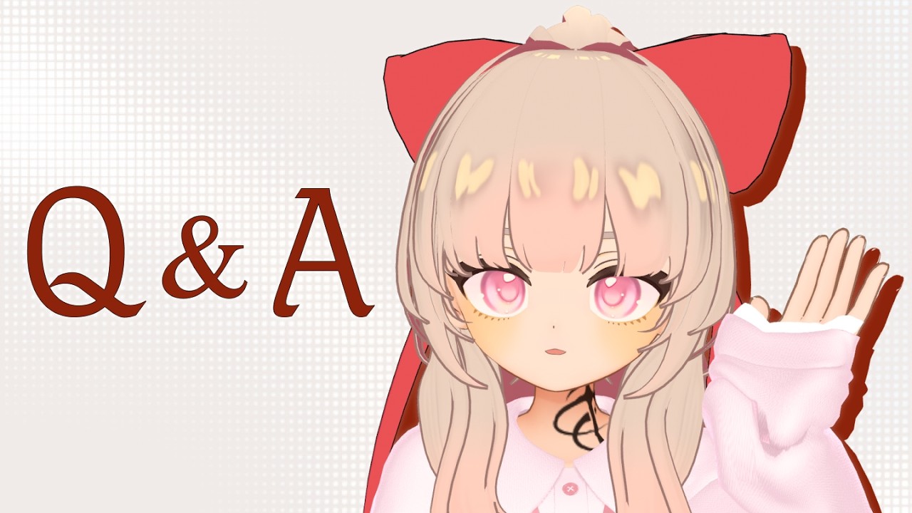 야쿠자 버튜버가 솔직하게 대답하는 Q&A