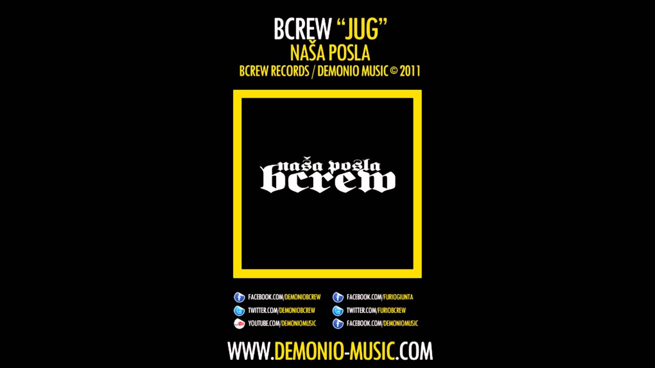 BCREW (Demonio & Furio Đunta) - Jug (2011 | Produced by: Rajk, LikBeatz)