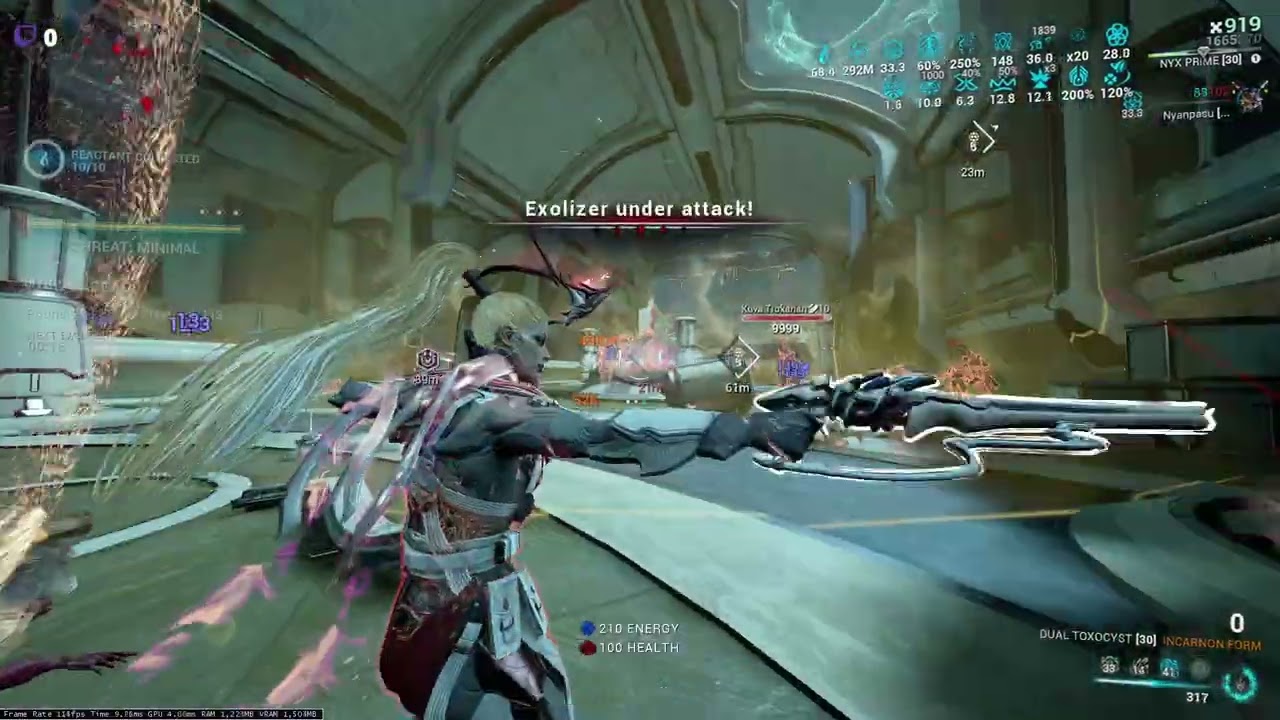 Nyx Levelcap | The Old Peace | Warframe