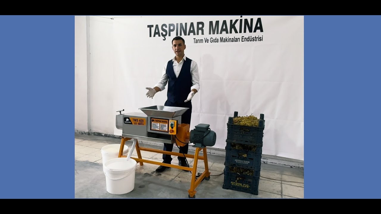 Üzüm sıkma makinası