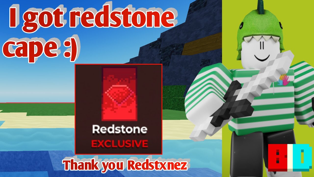 Roblox Bridge Duel but I have redstone cape.(Thank you Redstxnez)