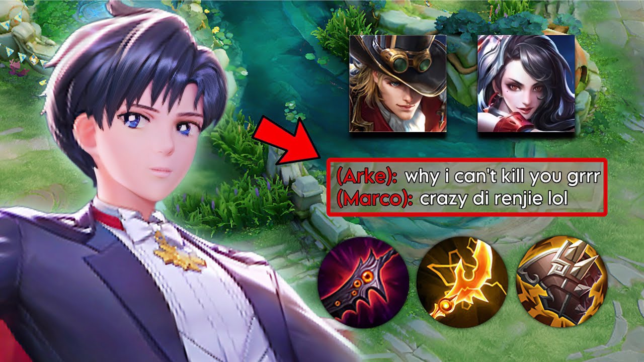 TOP ASIA DI RENJIE SEMI TANK BUILD CAN SUSTAIN MARCO & ARKE IN SOLO RANK! | DI RENJIE BUILD & ARCANA