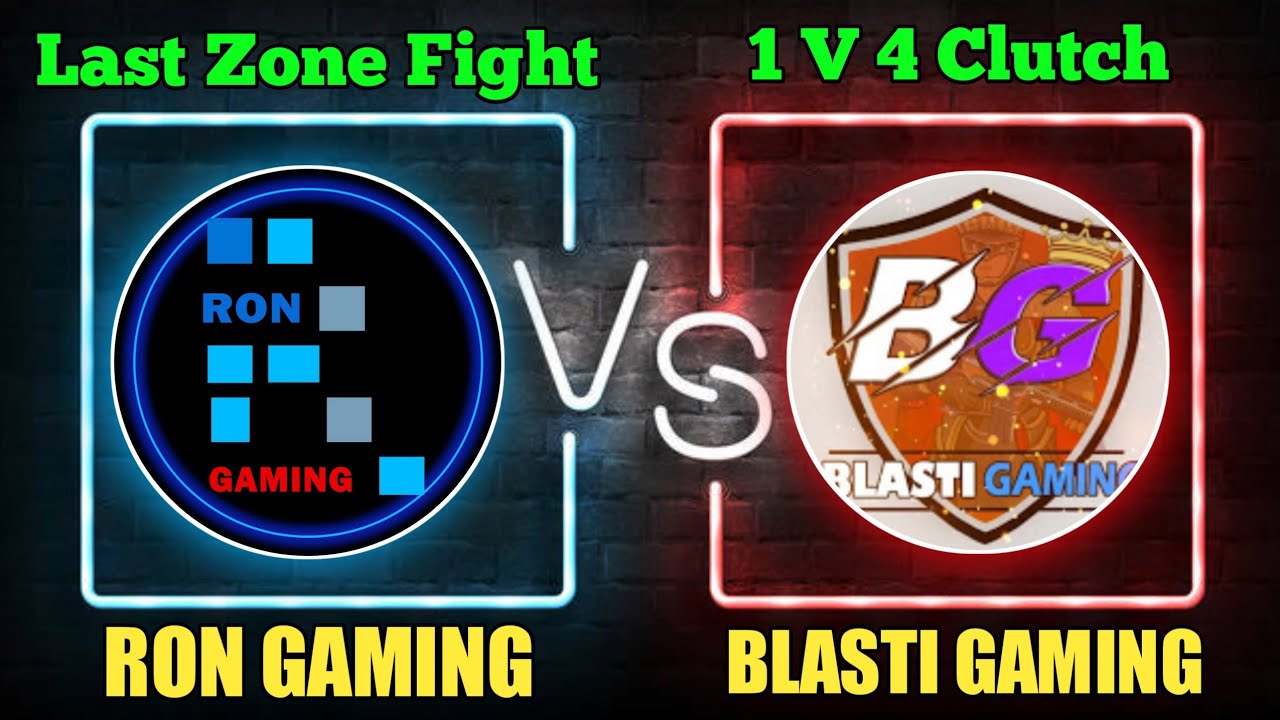 Ron Gaming Vs Blasti Gaming | Called Hacker | Last Zone Fight | 1V4 Clutch | Ron Solo Vs Squad Fight